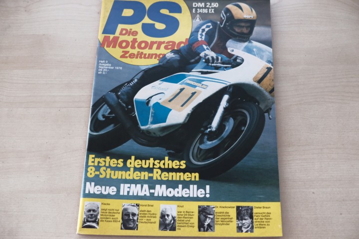 Deckblatt PS Sport Motorrad (09/1976)